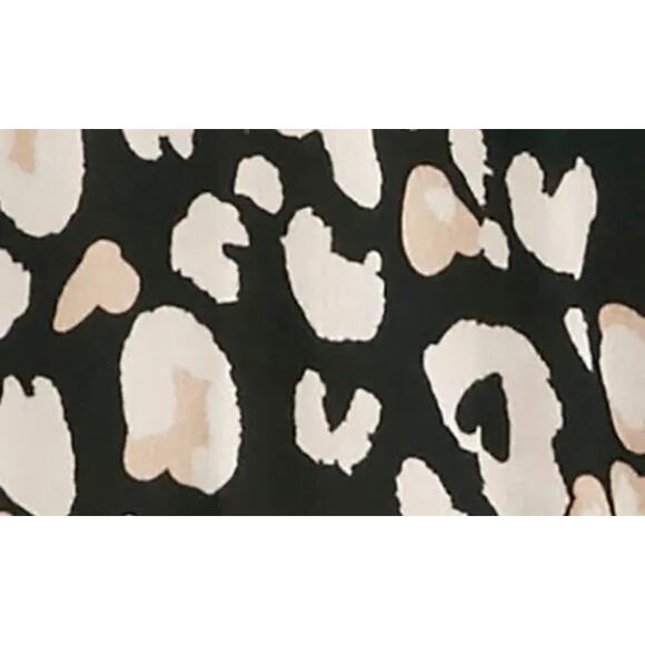 FREE PEOPLE  Bare It All Tank Bodysuit Black Animal Print Cowl Neck Size L NWT - Picture 7 of 10